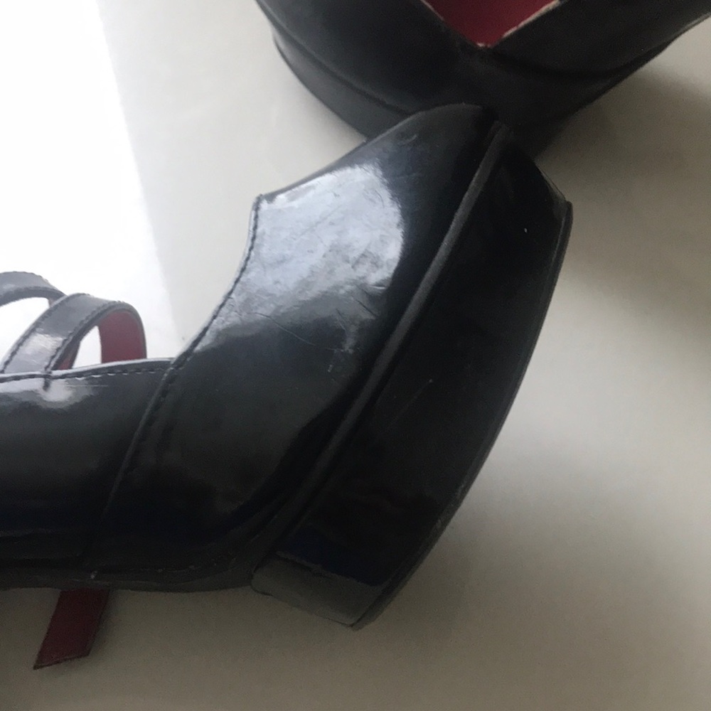 Promise platform strappy stilettos SZ 8.5 - Picture 10 of 10